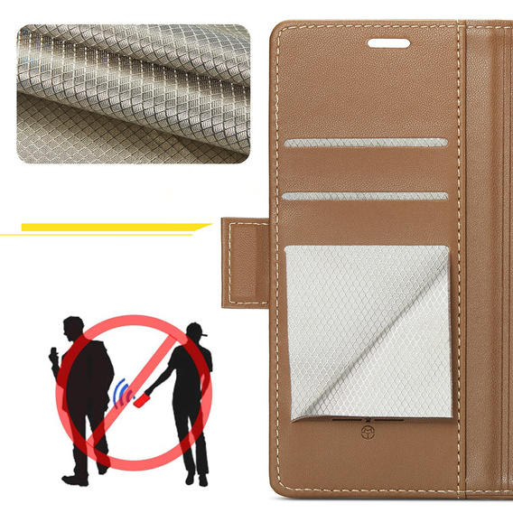 CASEME Litchi Wallet flip case for Samsung Galaxy Z Fold7 5G