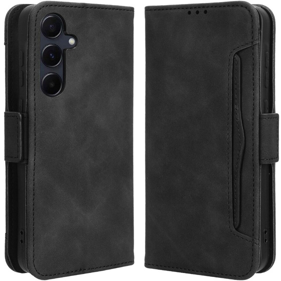 Flip case for Samsung Galaxy A55 5G, Card Slot, black