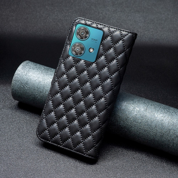 Flip case for Motorola Edge 40 Neo, Wallet, BINFEN COLOR, black
