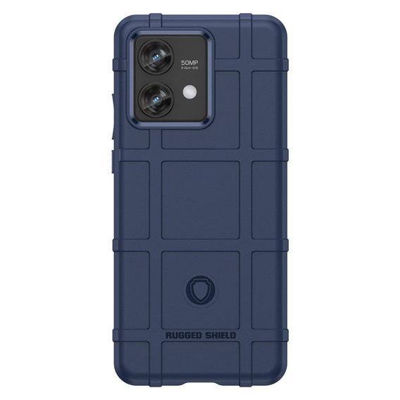 Case for Motorola Edge 40 Neo, Rugged Shield, blue