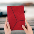 Case for Samsung Galaxy Tab S10 Lite / S10 FE / S9 FE / S9, Classic, with space for stylus, red