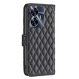 Flip case for Realme C55, Wallet, BINFEN COLOR, black