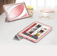 Case for Samsung Galaxy Tab A 8.0, Suritch Full Body Basic Marble, pink