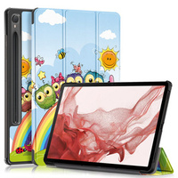 Case for Samsung Galaxy Tab S9, Smartcase Hybrid Pen Slot, sweet animals