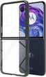 Case for Motorola Razr 50 Ultra, Fusion Hybrid, transparent / black