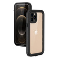 IP68 Waterproof Case for iPhone 12 Pro, Redpepper, black