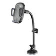 Car windshield mount with adjustable arm for smartphones
