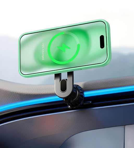 Case for iPhone 15, for MagSafe, ERBORD Matt Case, green + Screen Glass