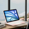 Keyboard Case for iPad Air 11" 2024, Magnetic Keyboard Touchpad, pink