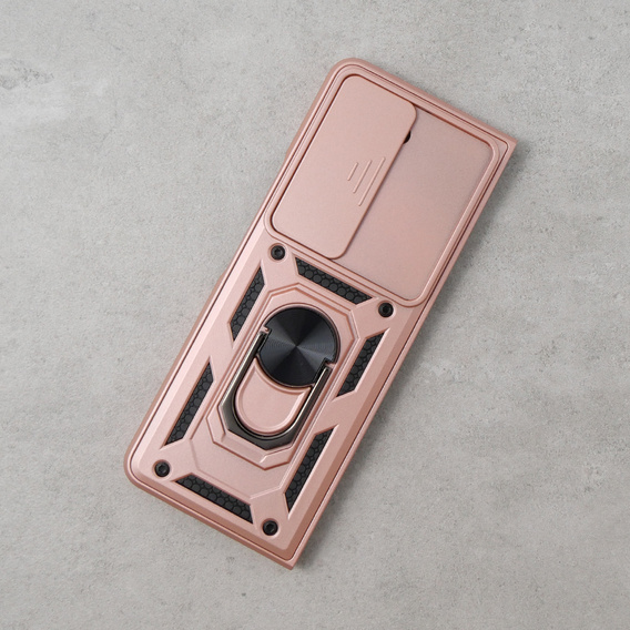 Case for Samsung Galaxy Z Fold5 5G, CamShield Slide, pink rose gold