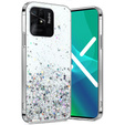 Case for Xiaomi Redmi 10C, Glittery, transparent