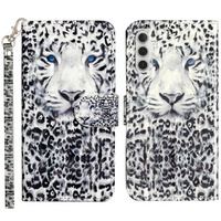 Flip case for Samsung Galaxy A35 5G, Wallet, Leopard