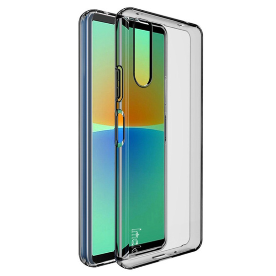 IMAK Case for Sony Xperia 10 IV 5G, UX-5 Series Slim, transparent / black