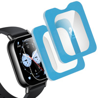 2x Tempered Glass with ERBORD mounting frame for Xiaomi Redmi Watch 5 Lite