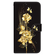 Flip case for Infinix Hot 40i, Wallet, Butterfly rose