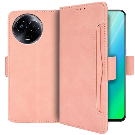 Flip case for Realme 11 5G, Card Slot, pink