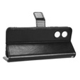 Flip case for Oppo A17, Crazy Horse Wallet, black