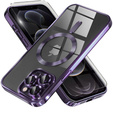 Case for iPhone 12 Pro, Electro MagSafe, purple + Screen Glass