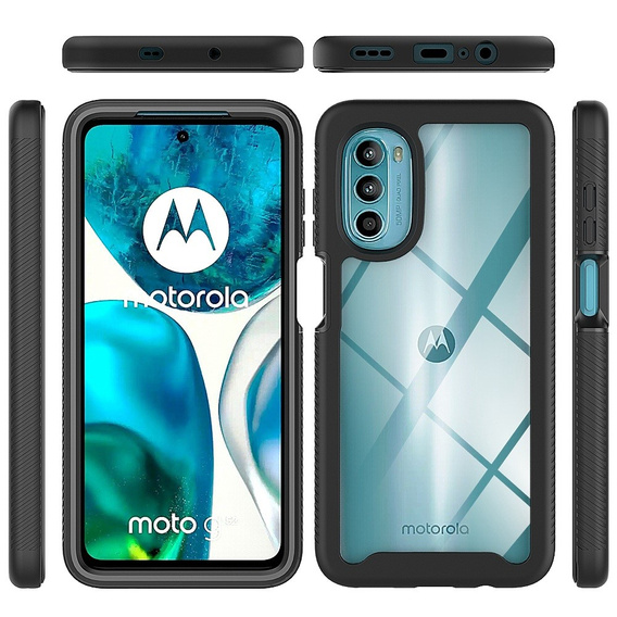 Case for Motorola Moto G52 4G / G82 5G, Shockproof, with film, black