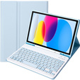 Case + keyboard iPad 10.9 2022 10 Gen, Pen Slot, blue