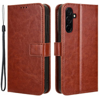 Flip case for Samsung Galaxy A26, Crazy Horse Wallet, brown