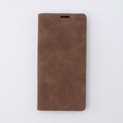 Case for Oppo A78 4G, ERBORD Vintage, wallet with flap, coffee