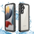 IP68 Waterproof Case for Samsung Galaxy S23 FE, Redpepper, black