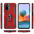 Armor Case for Xiaomi Redmi Note 10 / 10S, Nox Case Ring, red
