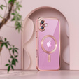 Case for iPhone 16 Plus, Electro MagSafe, pink + Screen Glass