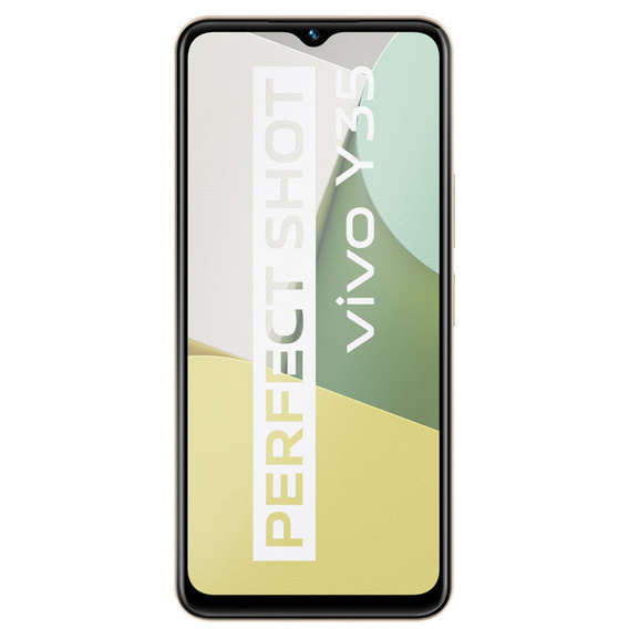 3D Tempered Glass for Vivo Y35, black