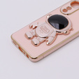 Case for Oppo A78 4G, Astronaut, pink rose gold