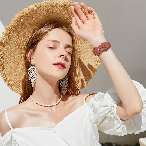 Silicone Strap for Apple Watch 1/2/3/4/5/6/7/8/9/SE 38/40/41/mm.