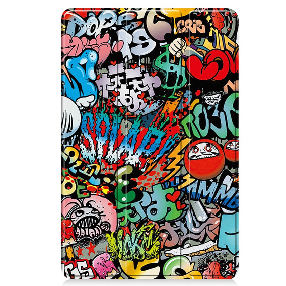 Case for Xiaomi Redmi Pad Pro / Xiaomi Poco Pad, Smartcase, graffiti