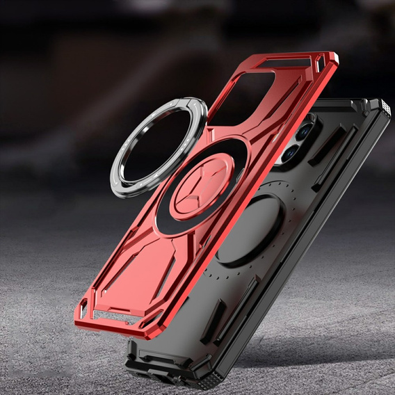 Case for T Phone 2 Pro 5G, Heavy Duty Ring, red