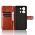 Flip case for Infinix Zero 30 5G, Crazy Horse Wallet, brown