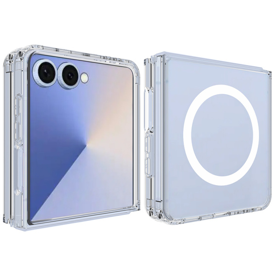 Transparent case with MagSafe for Samsung Galaxy Z Flip7 5G