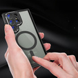 Case for Samsung Galaxy S23 Ultra, ERBORD Impact Guard, MagSafe, black