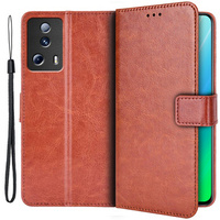 Flip case for Xiaomi 13 Lite, Crazy Horse Wallet, brown