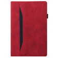 Case for Xiaomi Redmi Pad Pro / Xiaomi Poco Pad, Classic, with space for stylus, red
