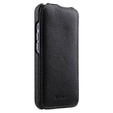 MELKCO flip case for iPhone 15 Pro Max, leather, flip, black