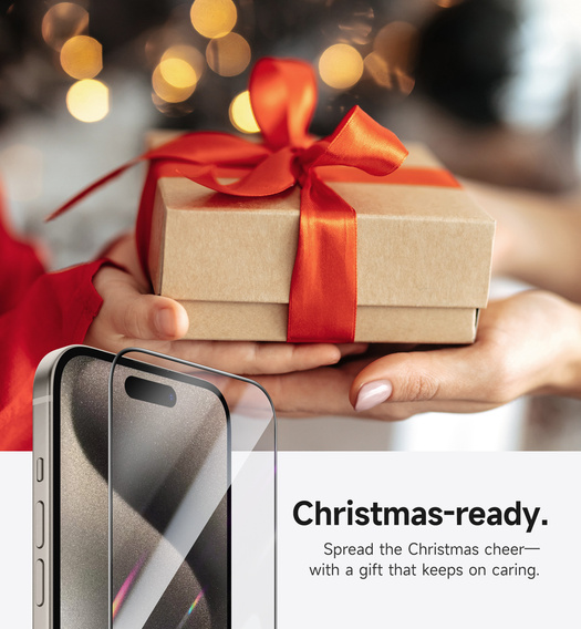 2x SURITCH tempered glass for iPhone 15 Pro Max