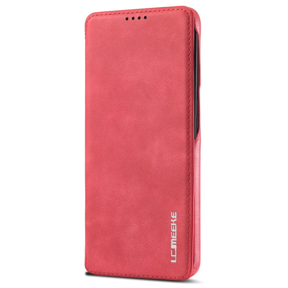 Flip case for Samsung Galaxy S22+ Plus 5G, LC.IMEEKE, red