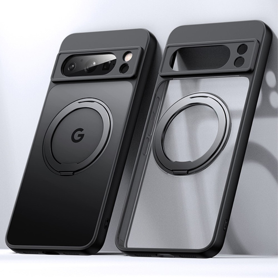 Case for Google Pixel 8A, Fusion Hybrid Kickstand, for MagSafe, transparent