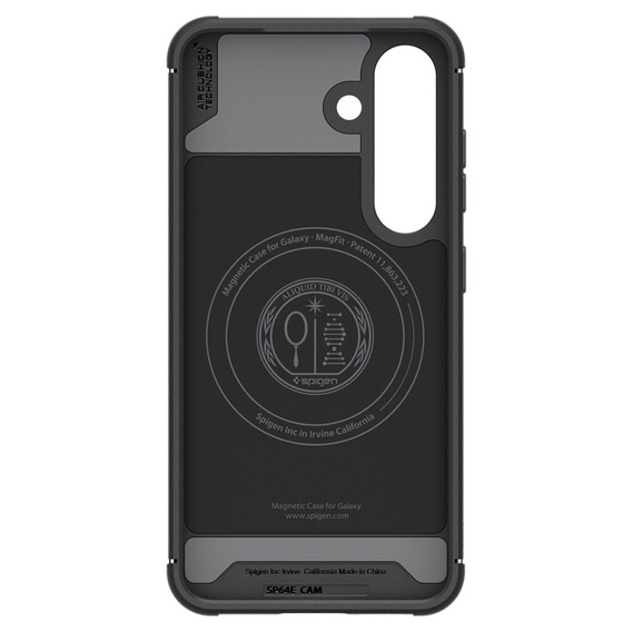 The Spigen Case for Samsung Galaxy S25+ Plus, Core Armor MagSafe, black + 9H Tempered Glass
