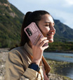 Armored case for Samsung Galaxy S24, Dexnor Full Body (Two Frames), pink