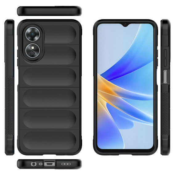 Case for Oppo A17, Gaming Shockproof, black