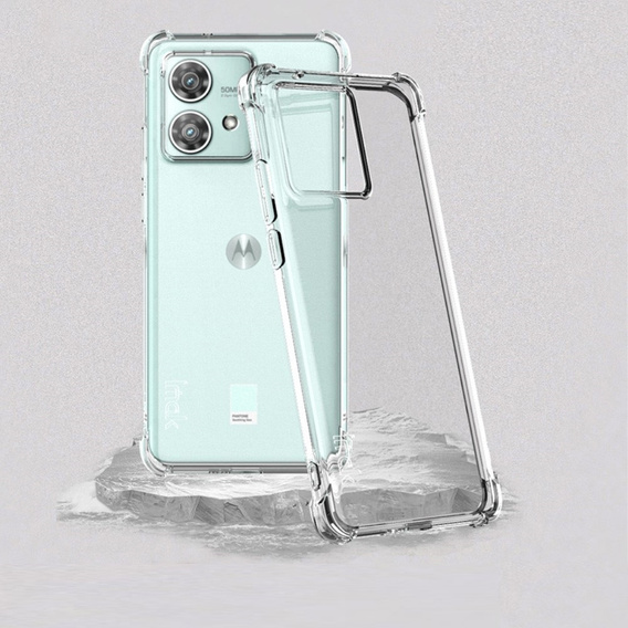 IMAK case for Motorola Edge 40 Neo, Dropproof, transparent
