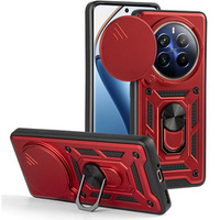 Case for Realme 12 Pro 5G / 12 Pro+ 5G, CamShield Slide, red