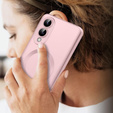 Case for Samsung Galaxy S25 Edge, ColorMag, for MagSafe, pink + 9H tempered glass