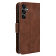 Flip case for Samsung Galaxy A25 5G, Card Slot, brown